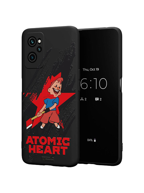 Силиконовый чехол для realme 9i "Atomic Heart: Пионер"