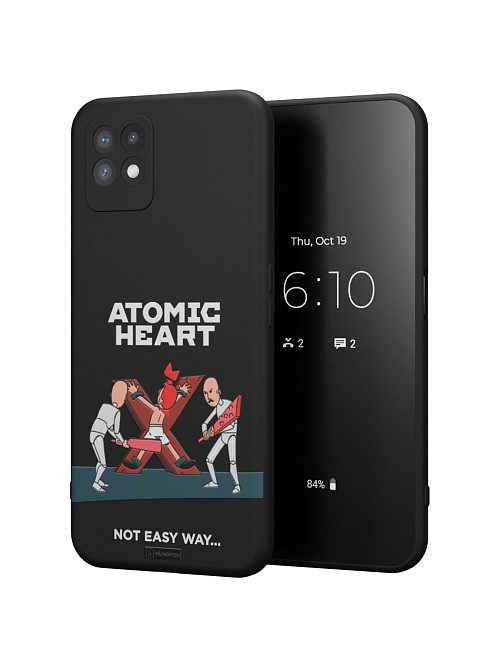 Силиконовый чехол для realme Narzo 50/realme 8i "Atomic Heart: Not Easy Way"