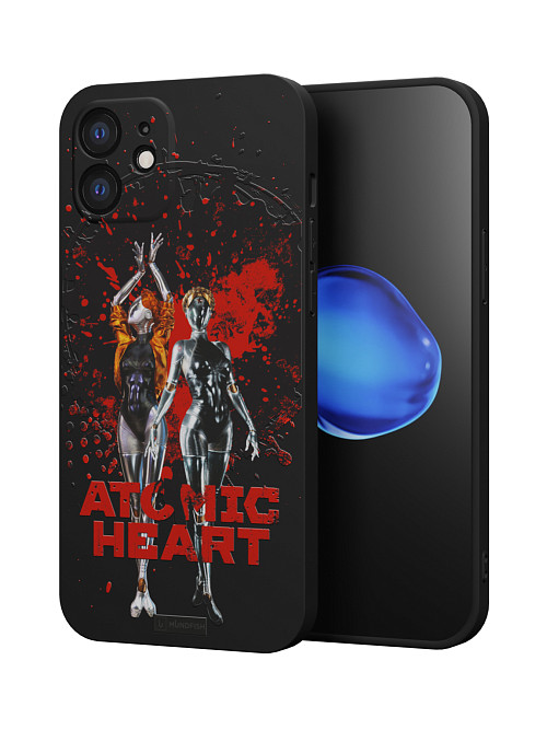 Силиконовый чехол для Apple iPhone 12 "Atomic Heart: Близняшки"