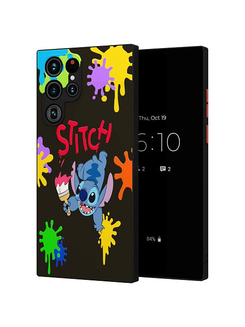 Противоударный чехол для Samsung Galaxy S22 Ultra (5G) "NOVEL: Stitch paints"