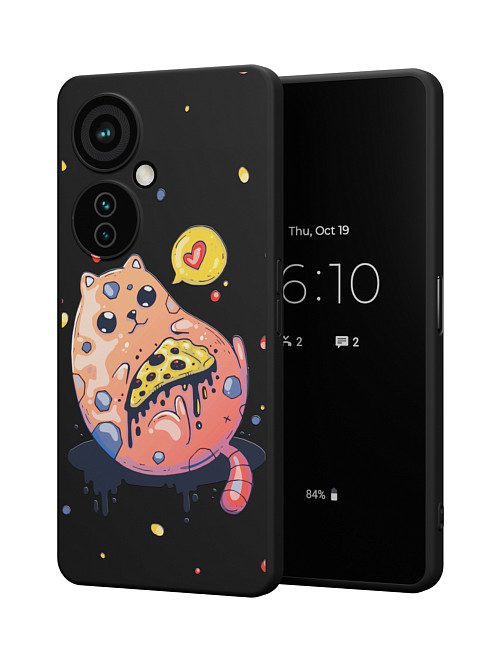 Силиконовый чехол для OnePlus Nord CE 3 Lite (5G) "NOVEL: Космический Кот"