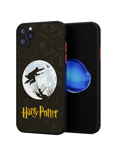 Противоударный чехол для Apple iPhone 11 Pro Max "NOVEL: Гарри Поттер. На фоне Луны"