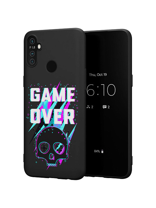 Силиконовый чехол для Realme C3 "Game over"