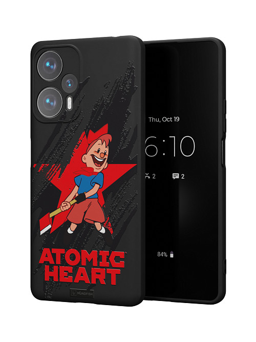 Силиконовый чехол для Xiaomi Redmi Note 12 Turbo "Atomic Heart: Пионер"