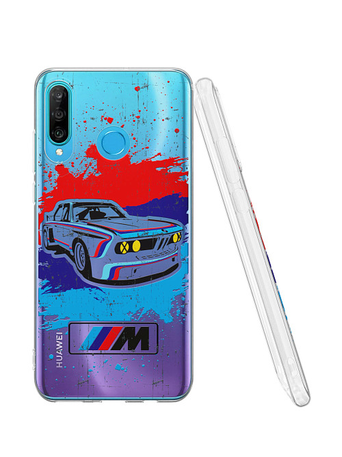 Силиконовый чехол для Honor 20S "BMW"