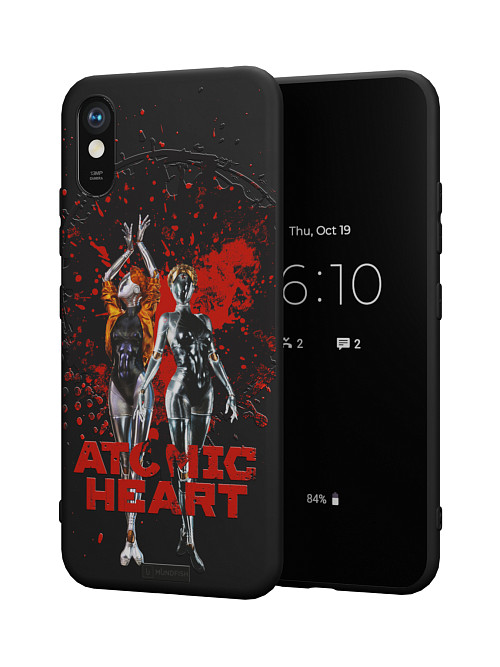 Силиконовый чехол для Xiaomi Redmi 9A "Atomic Heart: Близняшки"