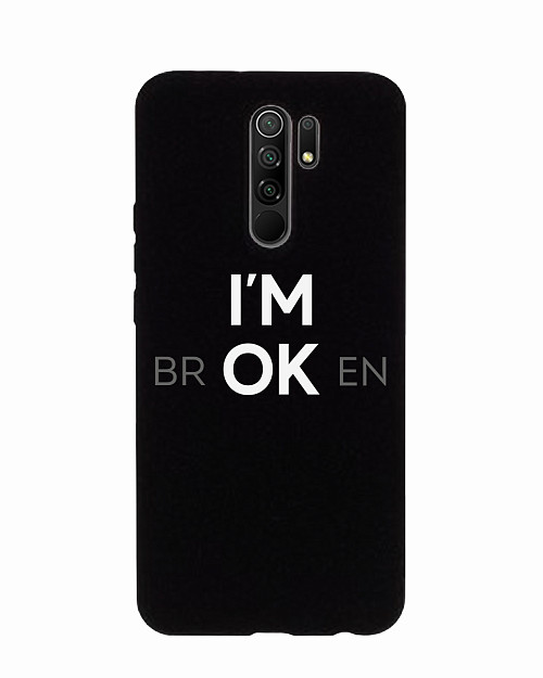 Силиконовый чехол для Xiaomi Redmi 9 "I’m OK"