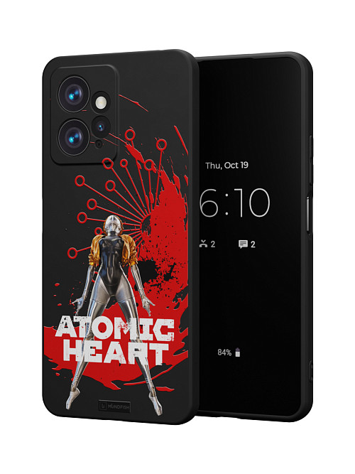 Силиконовый чехол для Xiaomi Redmi Note 12 (4G) "Atomic Heart: Правая близняшка"