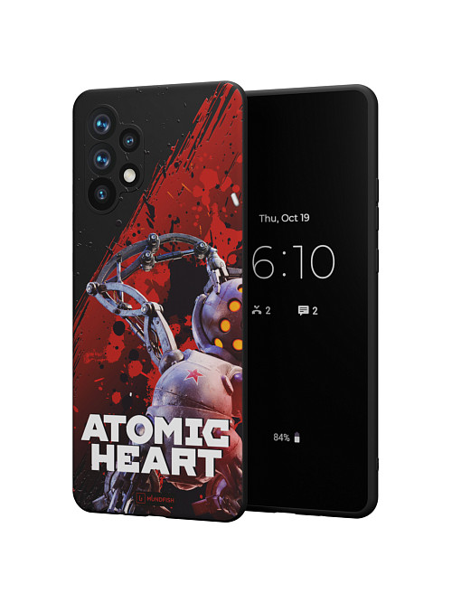 Силиконовый чехол для Samsung Galaxy A32 (4G) "Atomic Heart: Беляш (МА-9)"