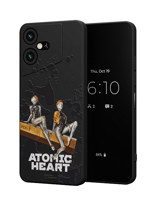 Силиконовый чехол для Tecno Pova Neo 3 "Atomic Heart: Боевые близняшки"