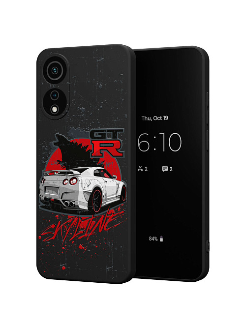 Силиконовый чехол для OPPO A78 (4G) "Nissan SKYLINE GTR"