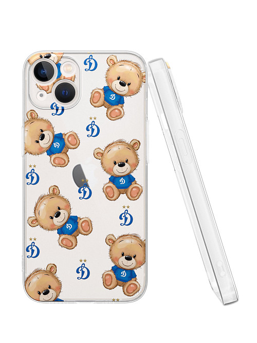 Силиконовый чехол для Apple iPhone 13 "Динамо: Плюшевые медвежата"