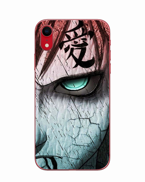 Силиконовый чехол для Apple iPhone Xr "Naruto Shippuden - Gaara grimm face"