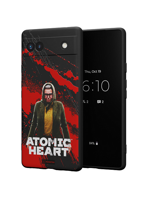 Силиконовый чехол для Google Pixel 6a "Atomic Heart: Баба Зина"