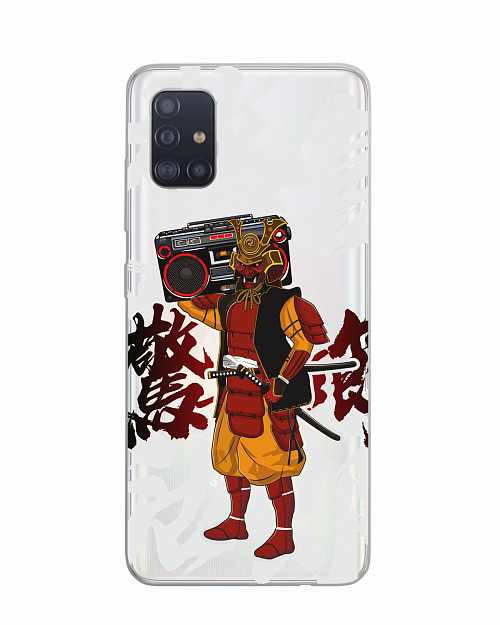 Силиконовый чехол для Samsung Galaxy A51 (4G) "Hip-hop Samurai"