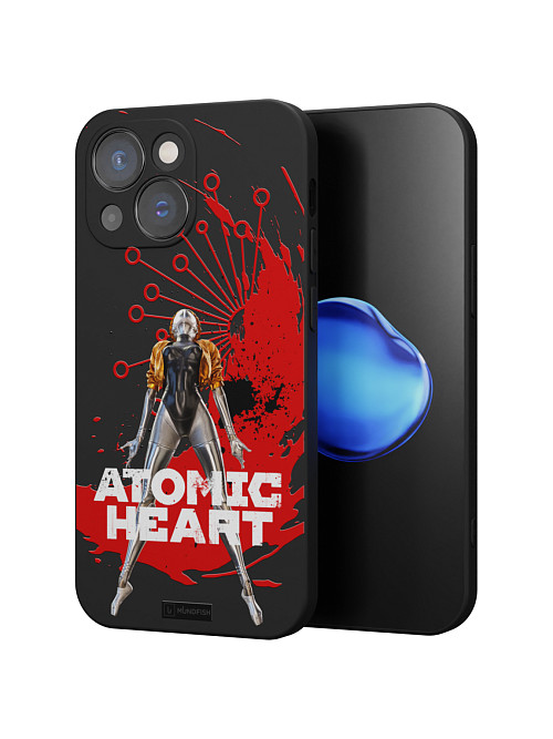 Силиконовый чехол для Apple iPhone 13 Mini "Atomic Heart: Правая близняшка"