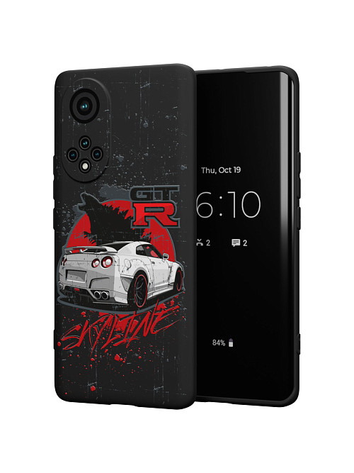 Силиконовый чехол для Huawei Nova 9 "Nissan SKYLINE GTR"