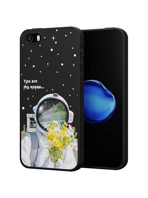 Силиконовый чехол для Apple iPhone 5S "NOVEL: You are my space"