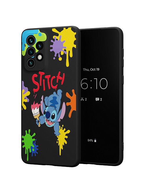 Силиконовый чехол для Samsung Galaxy A33 (5G) "NOVEL: Stitch paints"