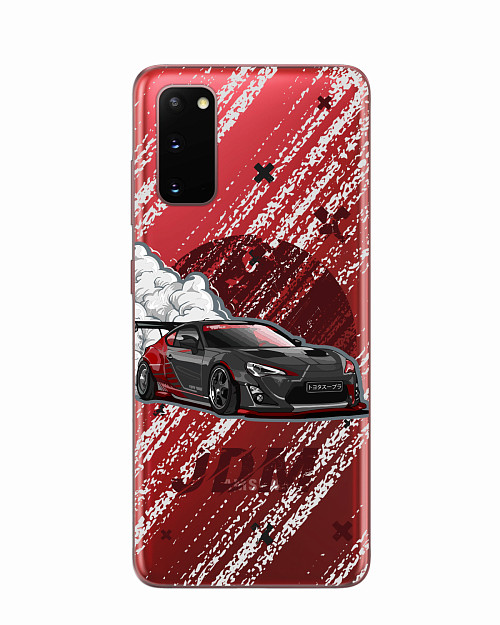 Силиконовый чехол для Samsung Galaxy S20 JDM машина