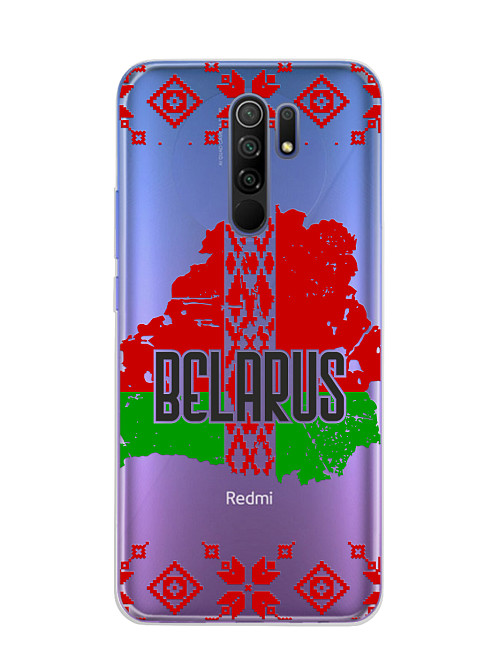 Силиконовый чехол для Xiaomi Redmi 9 "Беларусь"