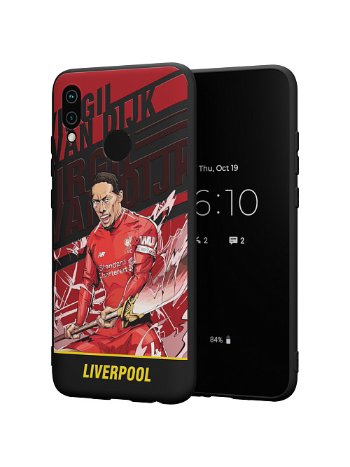 Силиконовый чехол для Huawei P Smart (2019) "NOVEL: Liverpool"