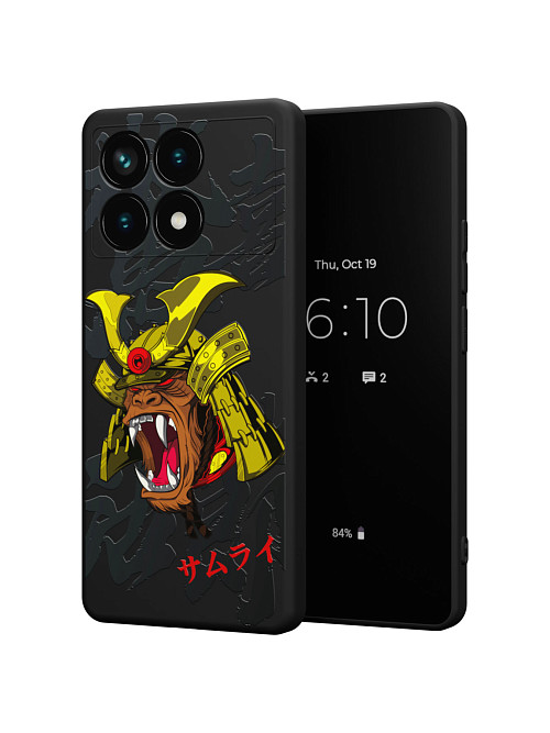 Силиконовый чехол для Poco X6 Pro (5G) "Samurai Kong"