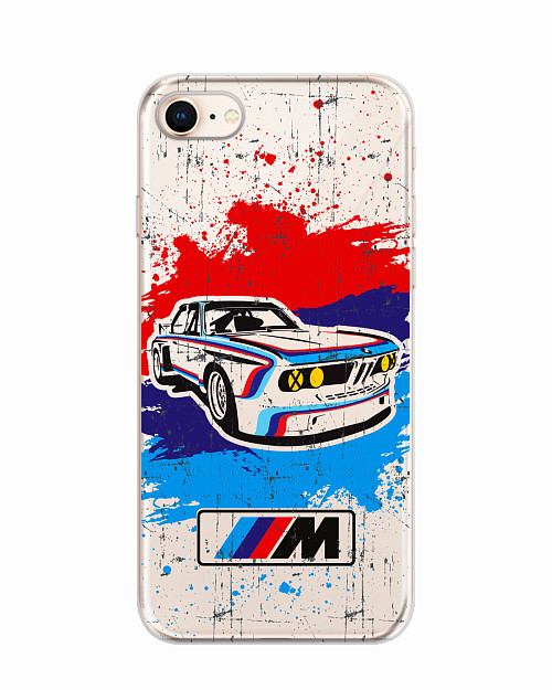 Силиконовый чехол для Apple iPhone 8 "BMW"