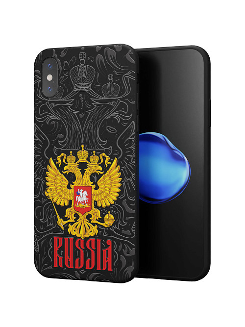 Силиконовый чехол для Apple iPhone X "Россия"