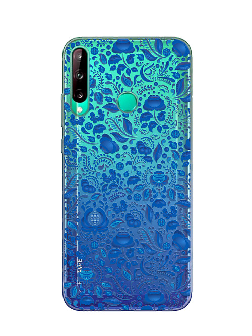 Силиконовый чехол для Huawei P40 Lite E Гжель