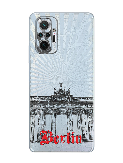 Силиконовый чехол для Xiaomi Redmi Note 10 Pro "Берлин"