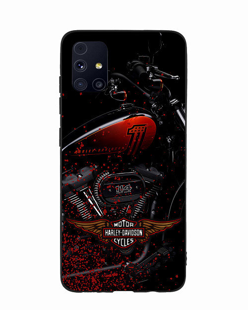 Силиконовый чехол для Samsung Galaxy M31S Мотоцикл Harley-Davidson