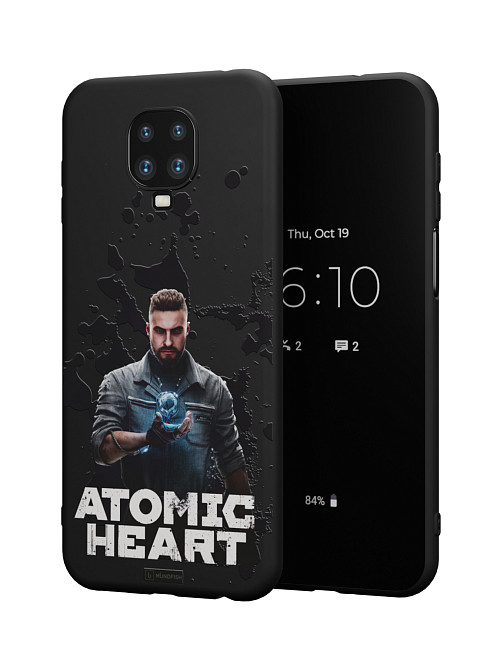 Силиконовый чехол для Xiaomi Redmi Note 9 Pro "Atomic Heart: Товарищ Нечаев"