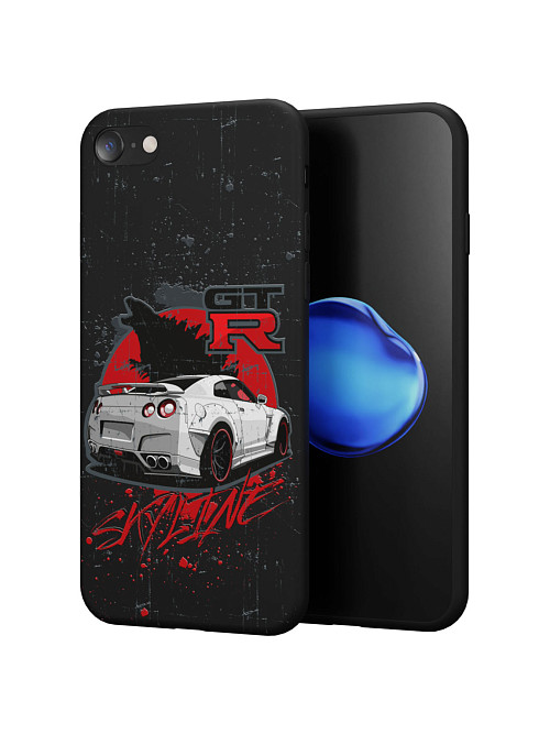 Силиконовый чехол для Apple iPhone 8 "Nissan SKYLINE GTR"