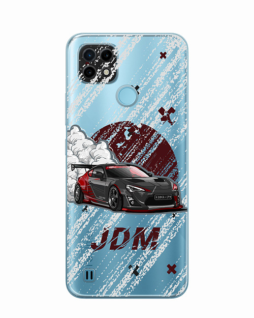 Силиконовый чехол для Realme C21 JDM машина