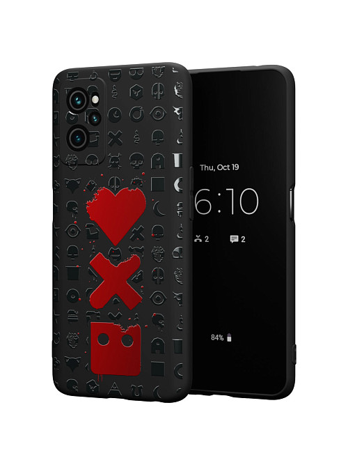 Силиконовый чехол для realme 9i "Love Death Robots"