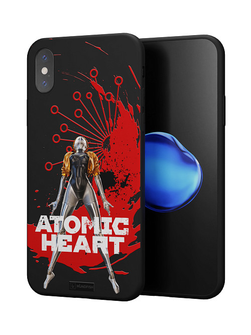 Силиконовый чехол для Apple iPhone X "Atomic Heart: Правая близняшка"