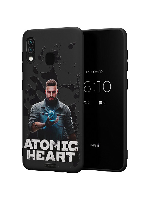 Силиконовый чехол для Samsung Galaxy A20 "Atomic Heart: Товарищ Нечаев"