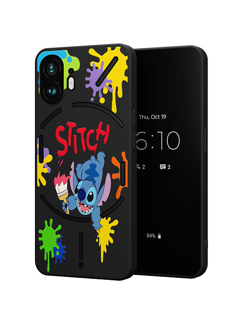 Силиконовый чехол для Nothing Phone 2 "NOVEL: Stitch paints"