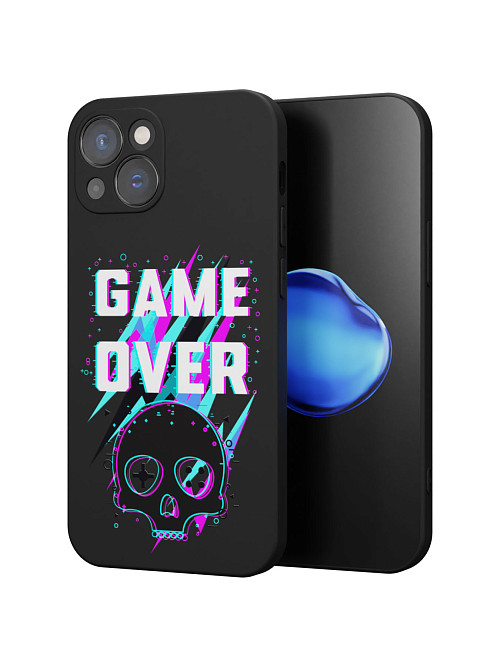 Силиконовый чехол для Apple iPhone 13 "Game over"