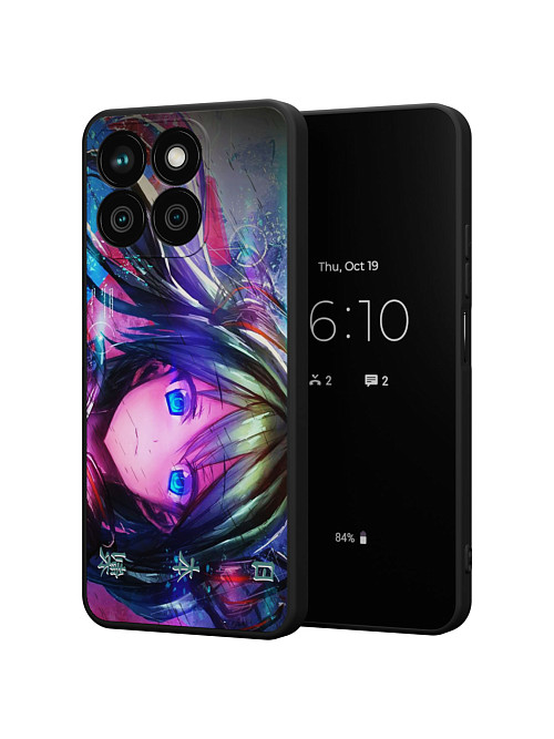 Силиконовый чехол для Honor X8b "Hatsune Miku"