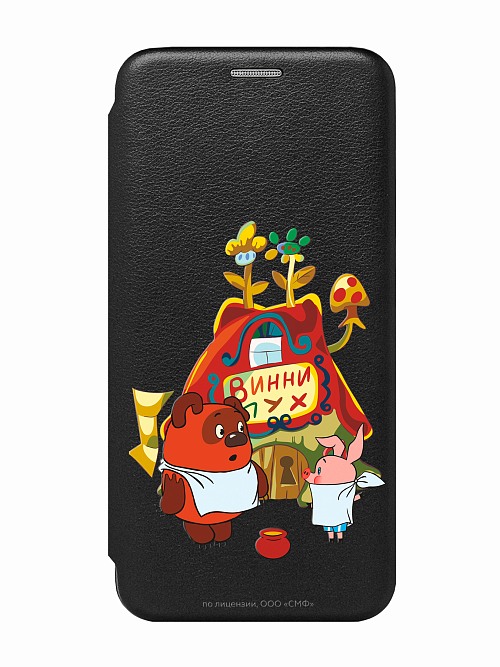 Чехол книжка для Samsung Galaxy A54 (5G) "Винни-Пух: Дом Винни"