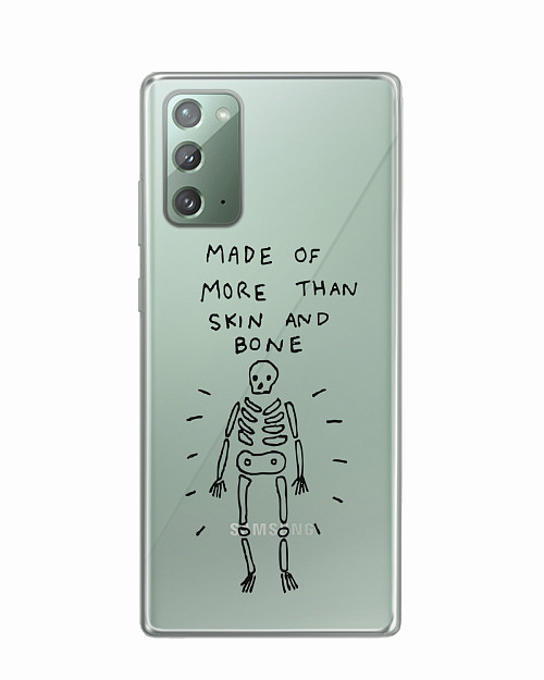 Силиконовый чехол для Samsung Galaxy Note 20 Скелет
