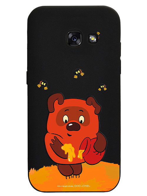 Силиконовый чехол для Samsung Galaxy A5 (2017) "Винни-Пух: Медвежонок и мед"
