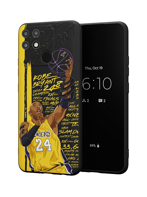 Силиконовый чехол для Realme Narzo 50A "NOVEL: Kobe Bryant"