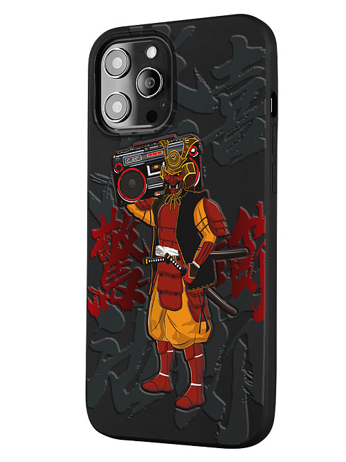 Силиконовый чехол для Apple iPhone 12 Pro Max "Boombox Samurai"