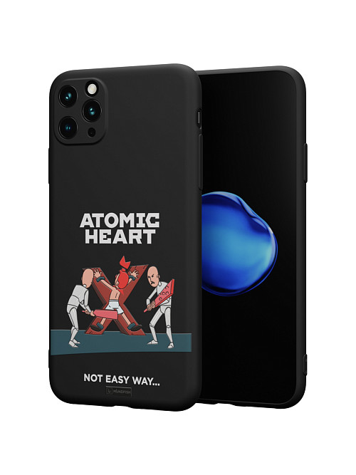 Силиконовый чехол для Apple iPhone 11 Pro Max "Atomic Heart: Not Easy Way"