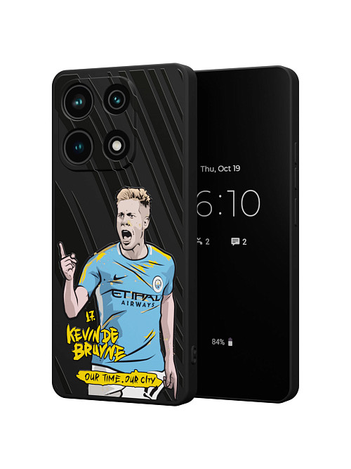 Силиконовый чехол для Xiaomi Redmi Note 13 (4G) "NOVEL: Kevin de Bruyne"