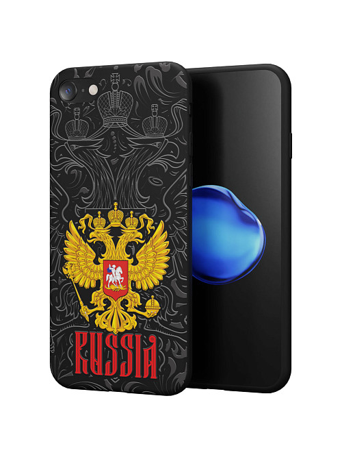 Силиконовый чехол для Apple iPhone SE (2022) "Россия"