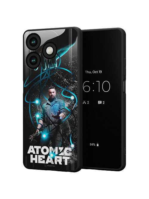 Силиконовый чехол для Tecno Spark 10c (4G) "Atomic Heart: ХРАЗ"